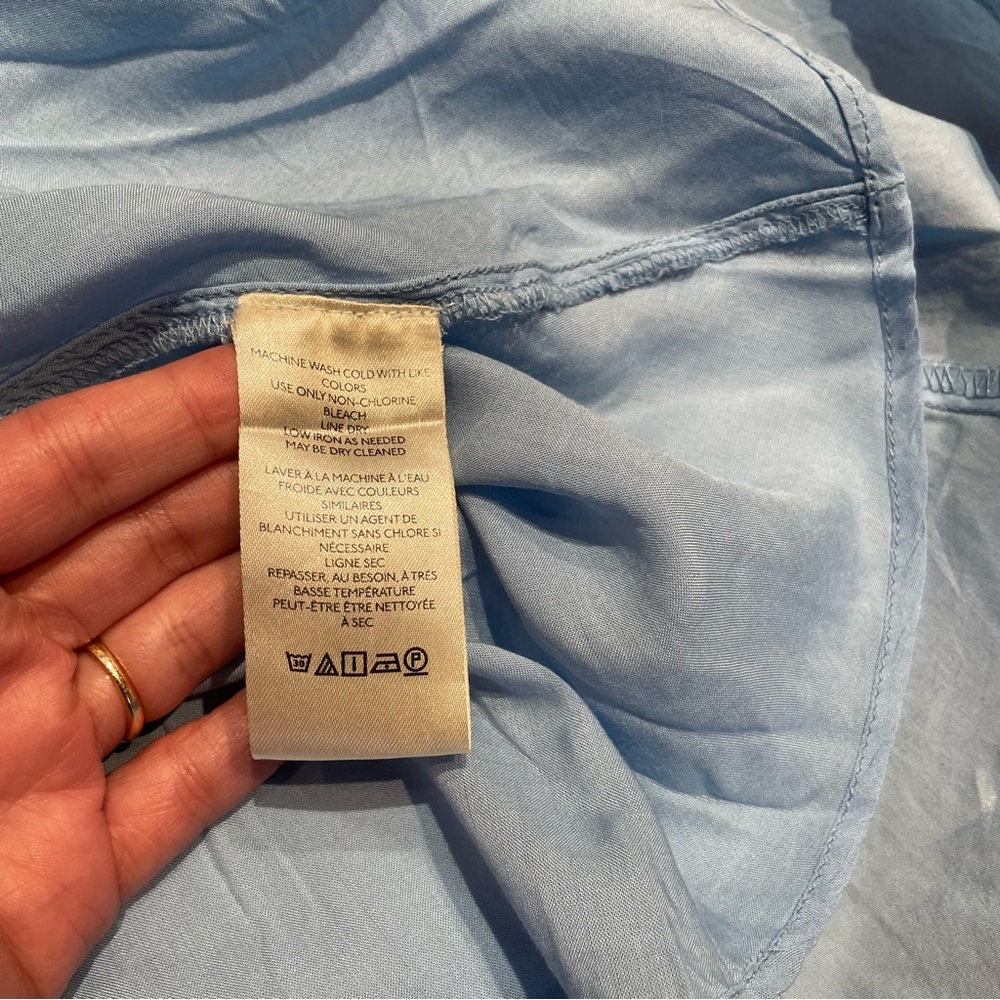 SOLD 🌟HOST PICK🌟 NWT Anthropologie Maeve Asymmetrical Shirt Dress Size 18W - Picture 10 of 11